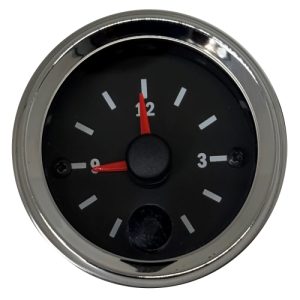 Clock (Chrome Bezel/Black dial)