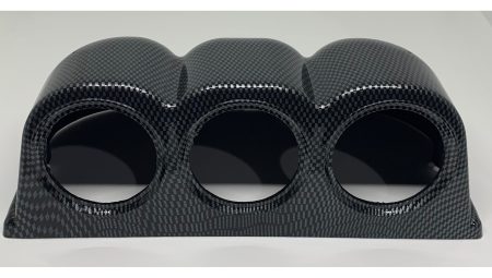 Gauge Pod (Triple) Carbon fibre look
