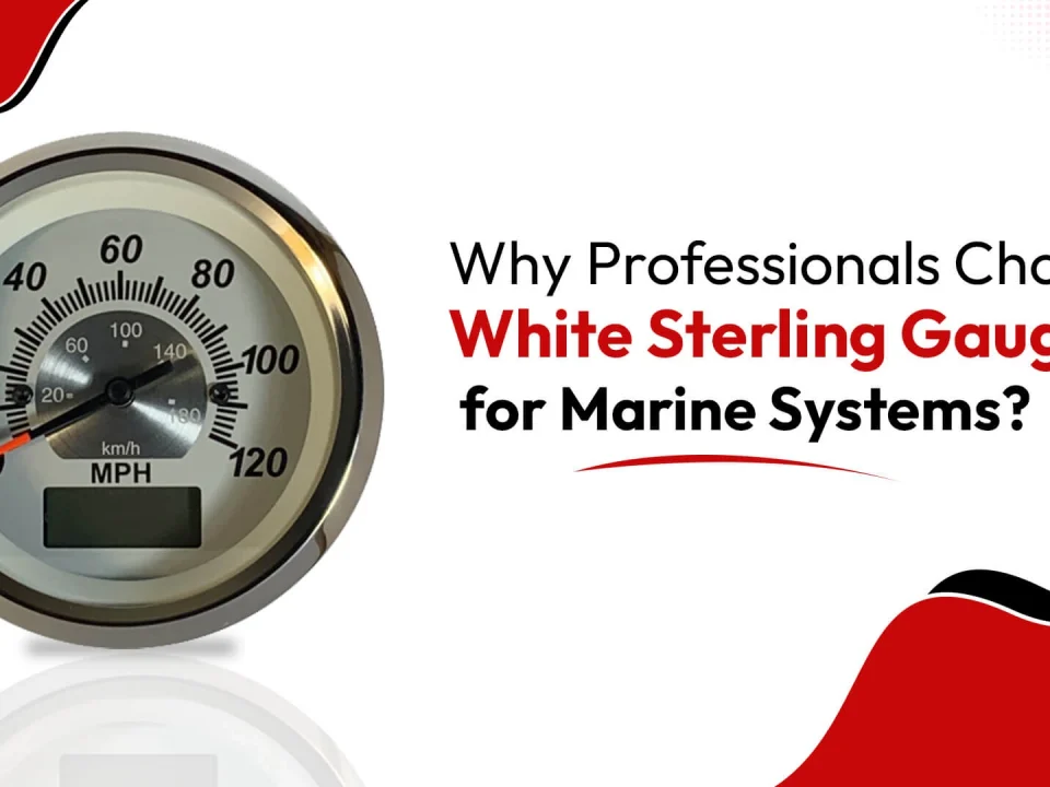 White Sterling Gauges