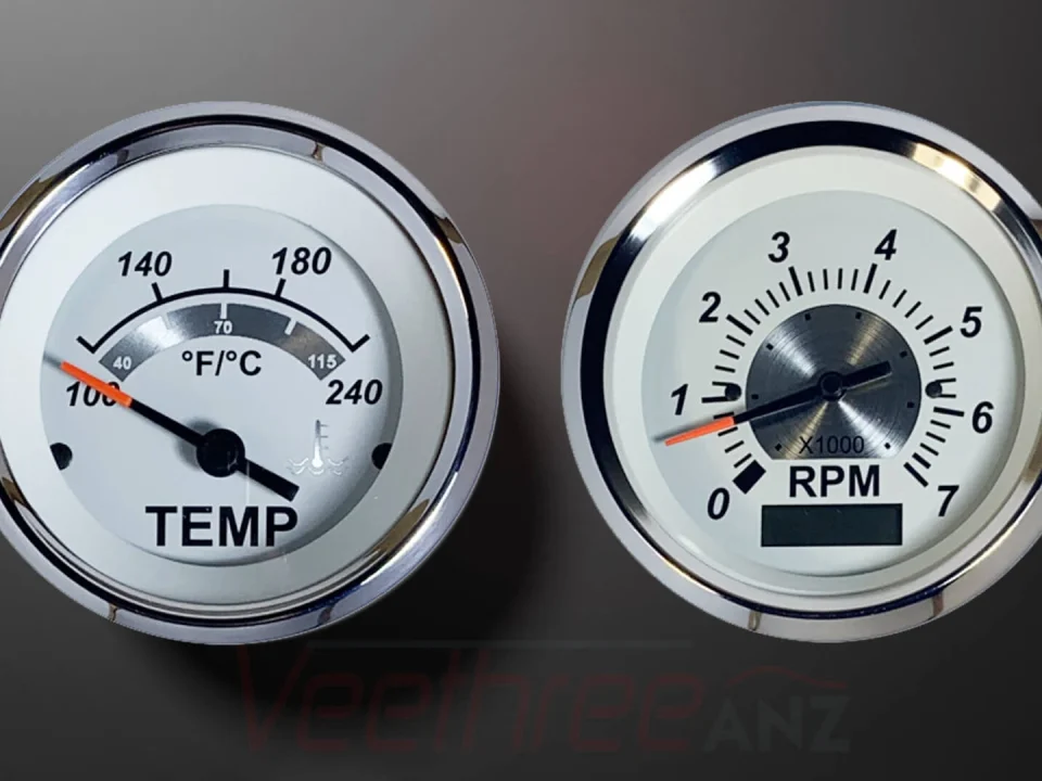 White Sterling Gauges