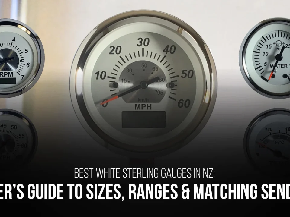 White Sterling Gauges