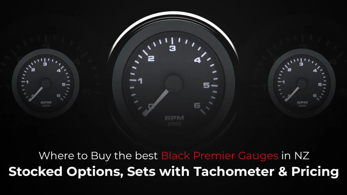 Black Premier Gauges